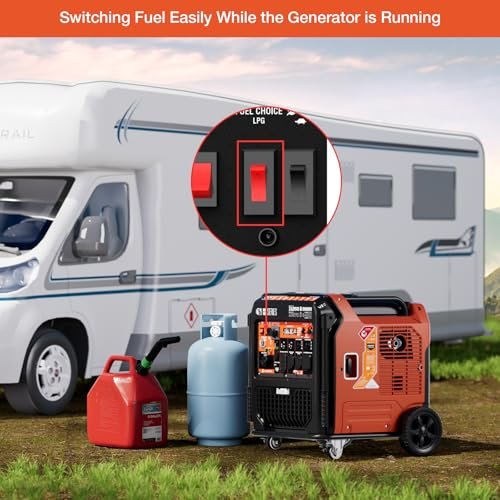AIVOLT 11250W Dual Fuel Inverter Generator 50A
