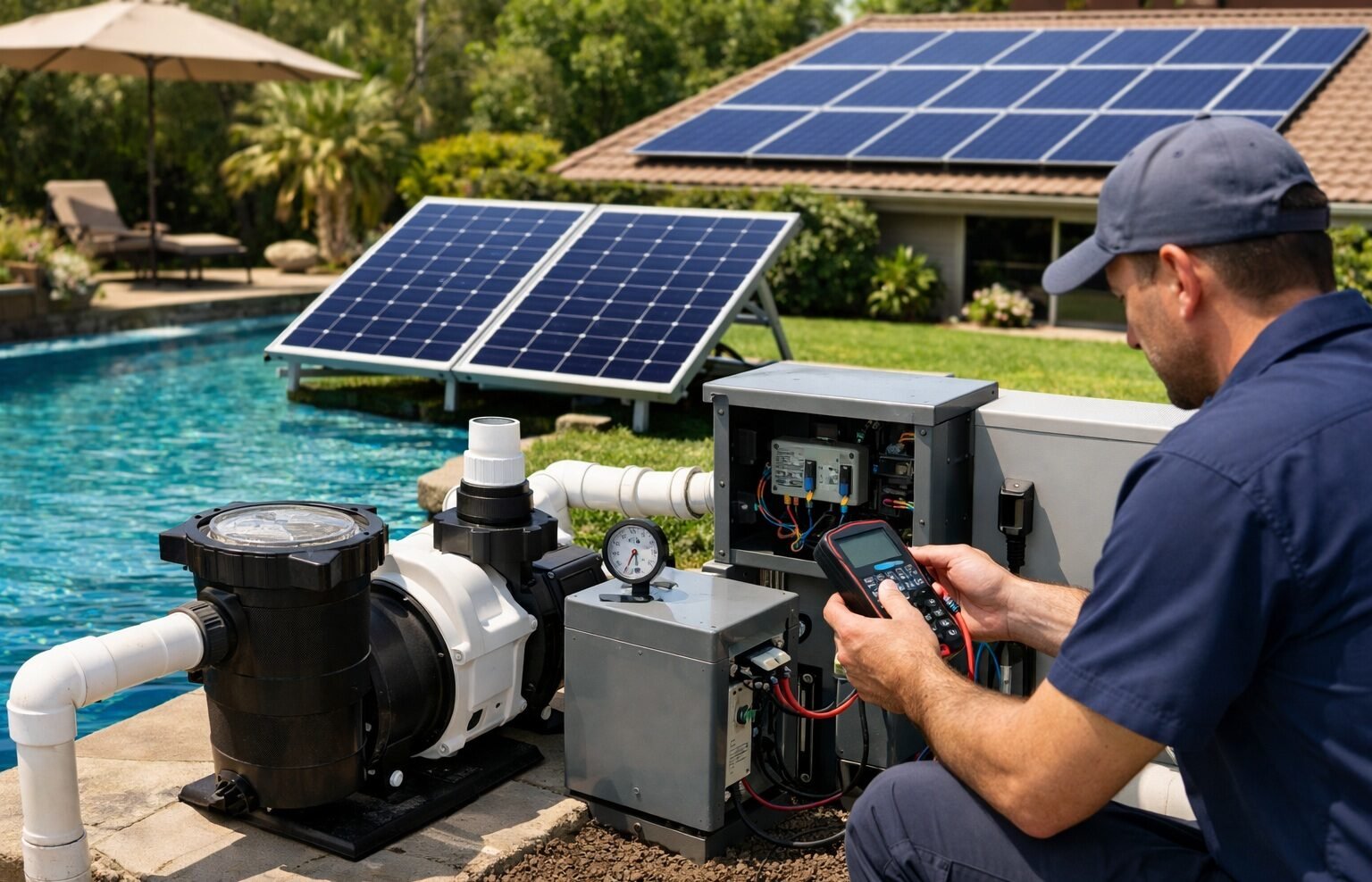 How Does A Solar Pool Pump Work?
