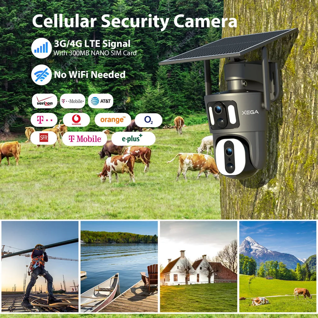 4G LTE cellular security camera