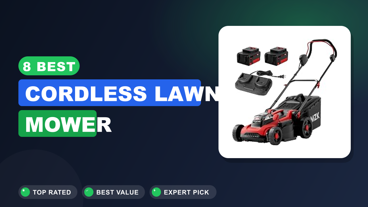 8 Best Cordless Lawn Mower