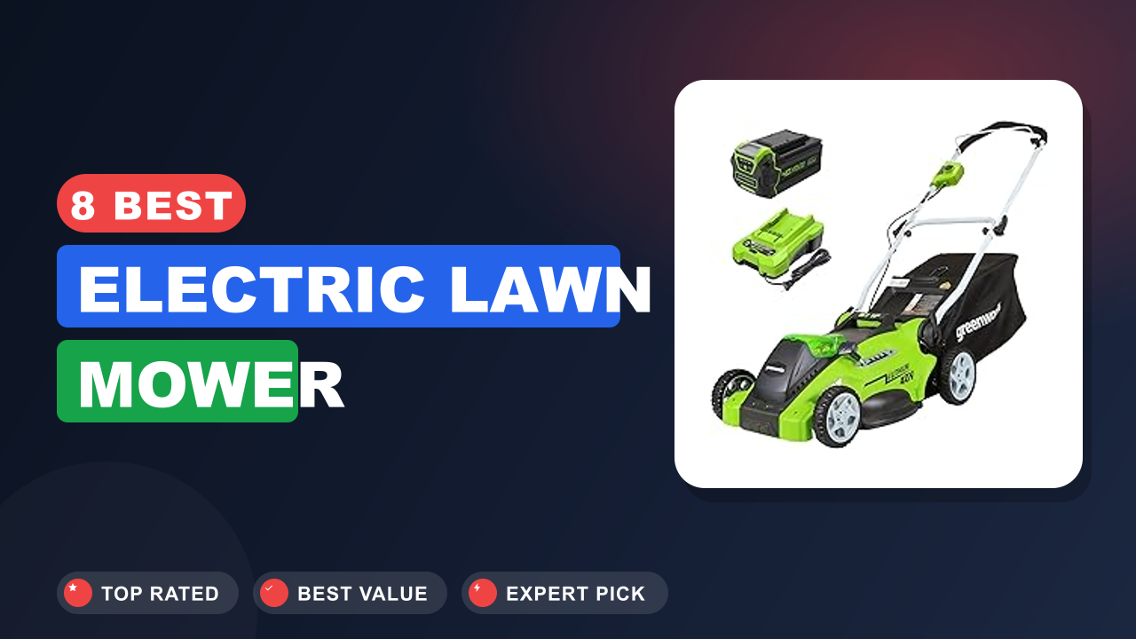 8 Best Electric Lawn Mower