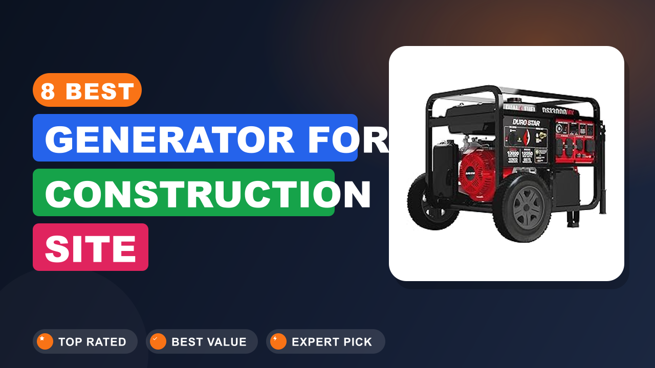 8 Best Generator for Construction Site