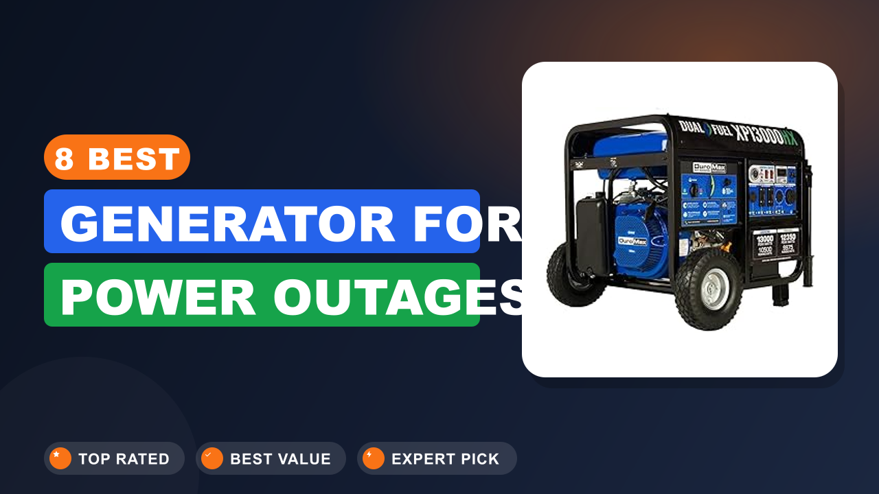8 Best Generator for Power Outages