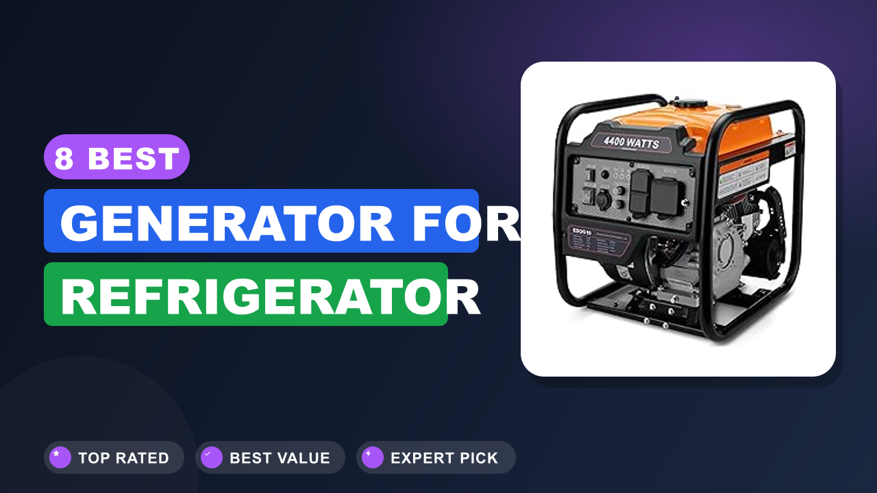8 Best Generator for Refrigerator