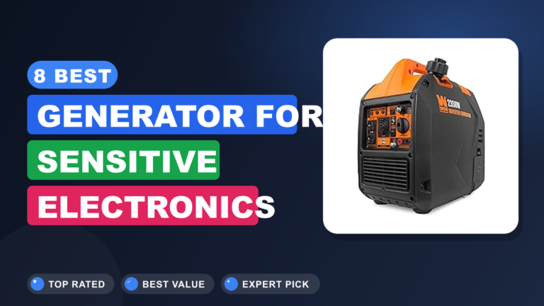8 Best Generator for Sensitive Electronics