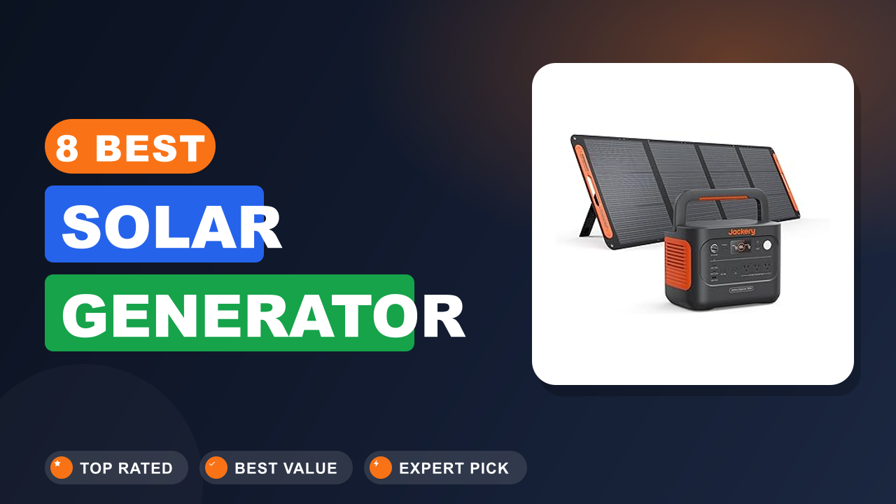 8 Best Solar Generator