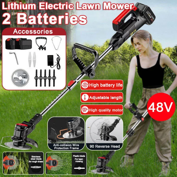 Battery-powered lawn mower