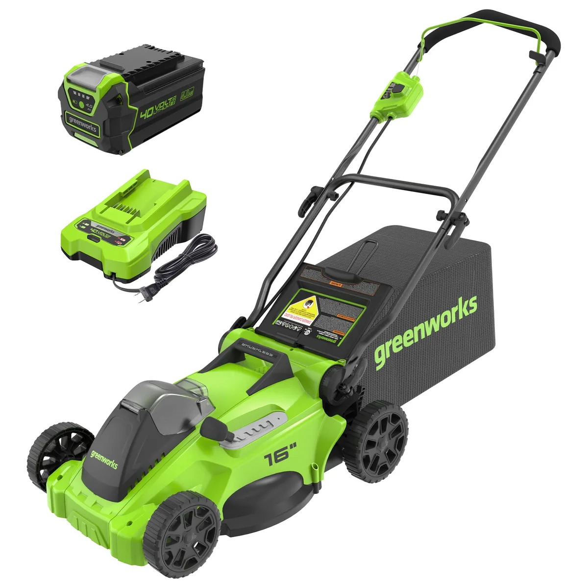 Battery-powered lawn mower