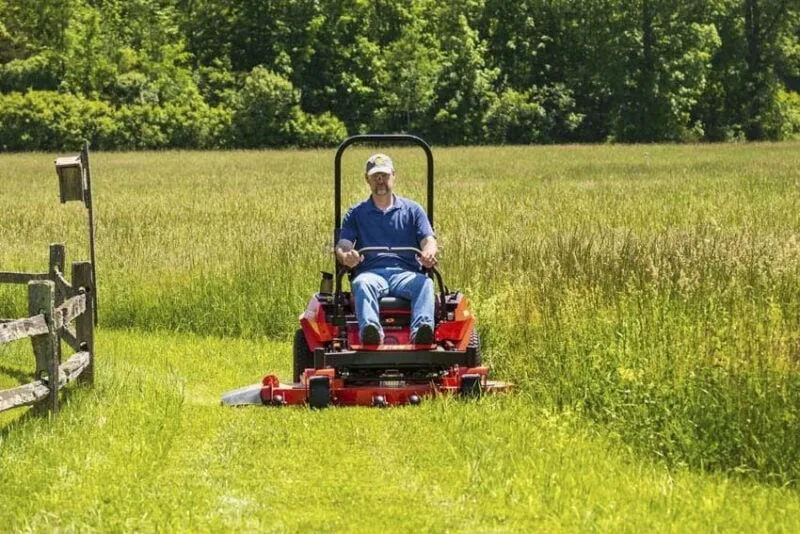 Can a lawn mower cut weeds?