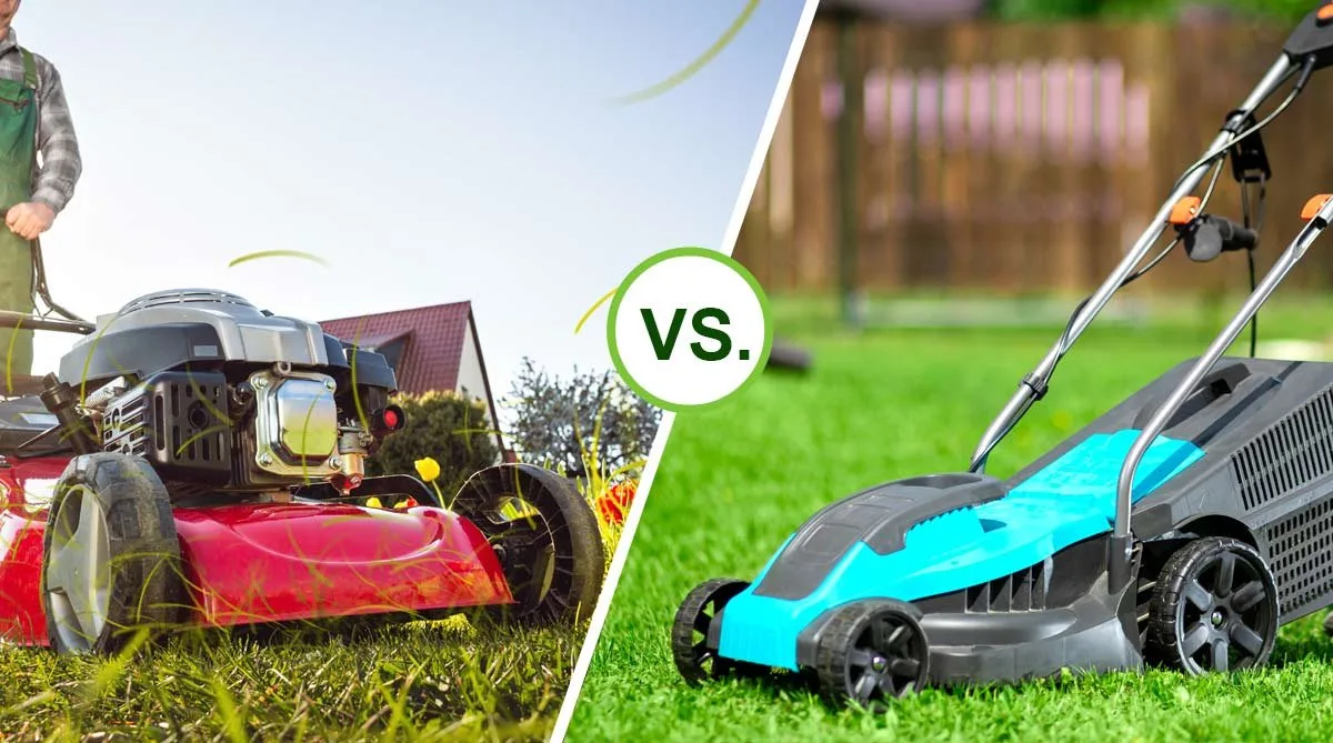 Electric vs. gas lawn mowers