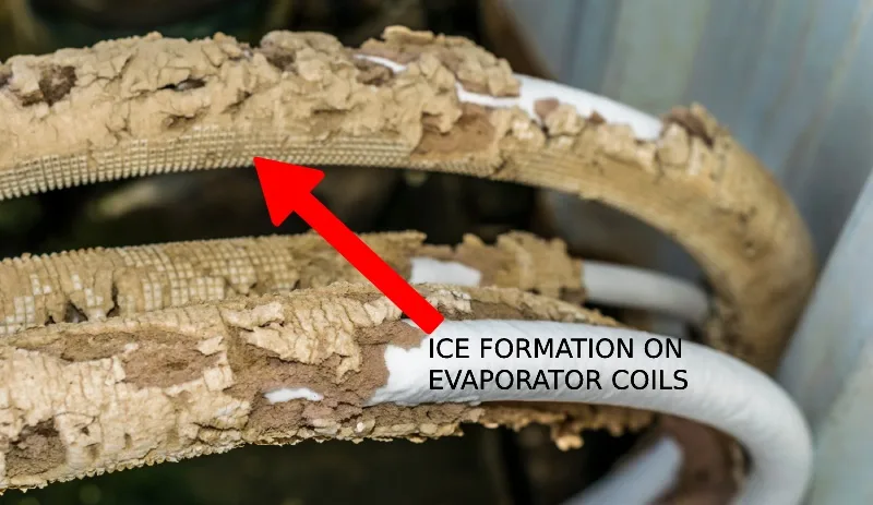 Frozen Evaporator Coils