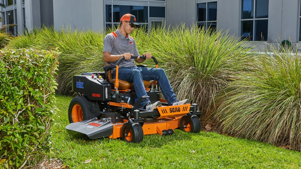 gas, electric, riding, and zero-turn lawn mowers