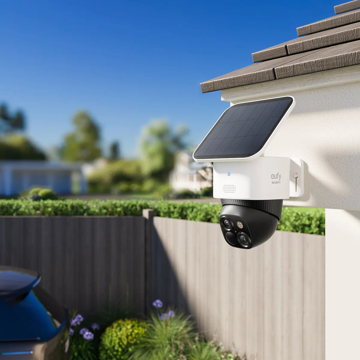 How do I connect a solar security camera to WiFi?