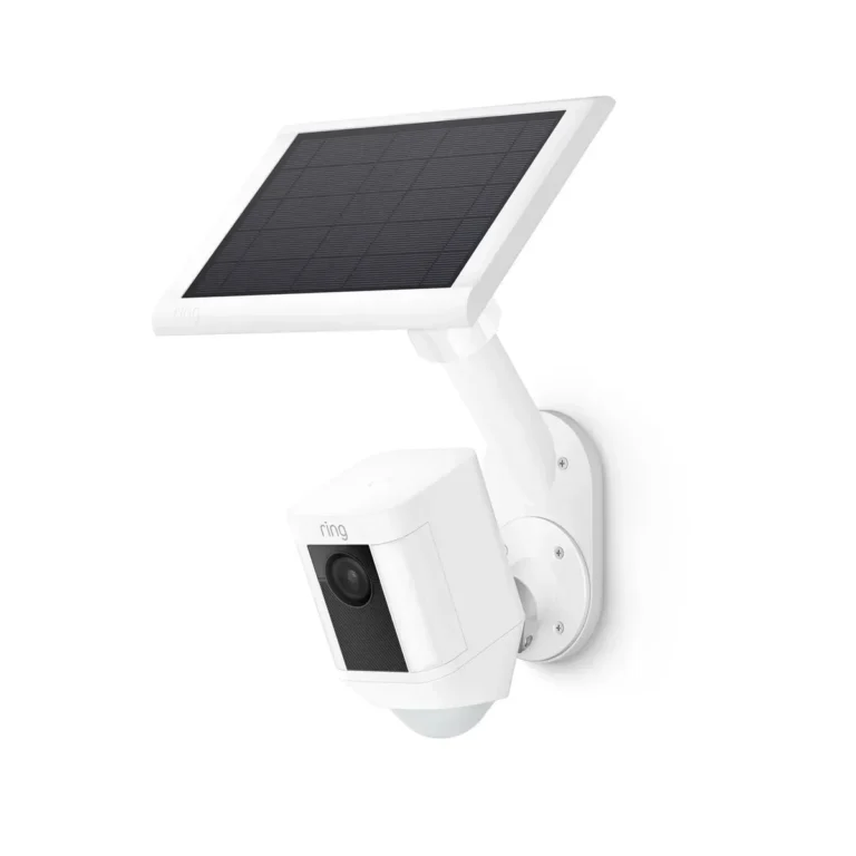 How do solar security cameras store video?