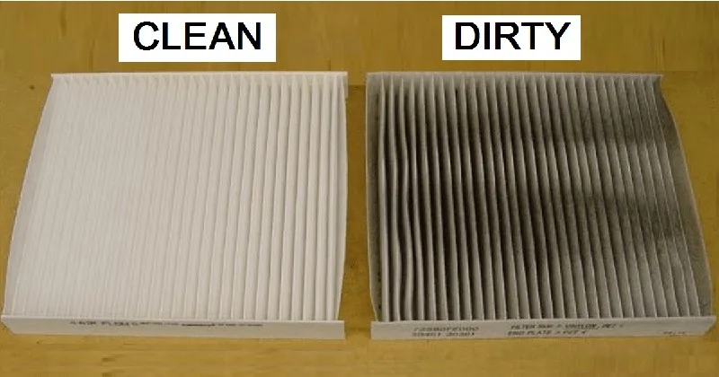 How often should AC filters be cleaned?
