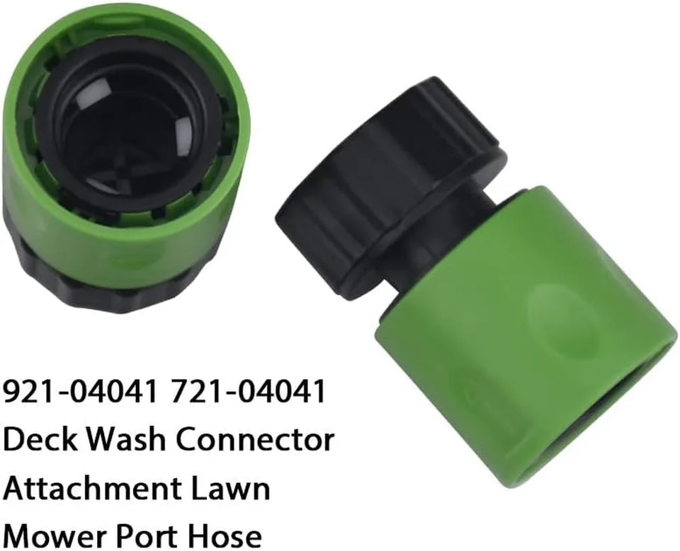Lawn mower deck washout port