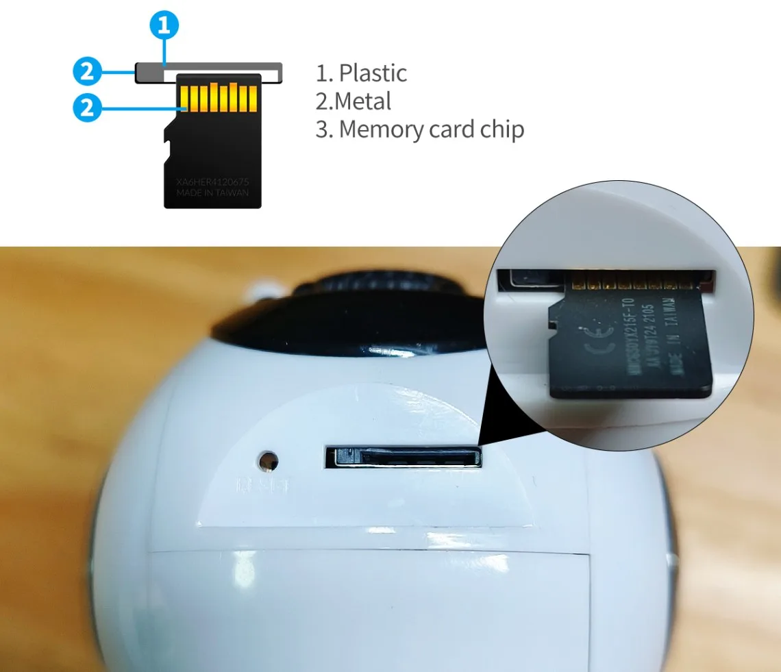 local microSD card storage