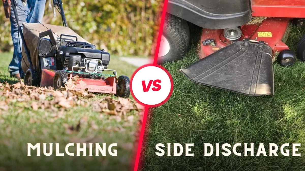 mulch bag discharge decision guide