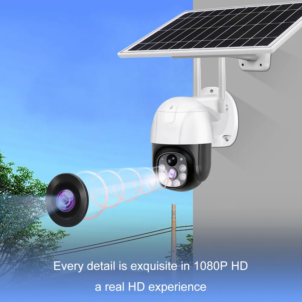 solar camera local storage microSD