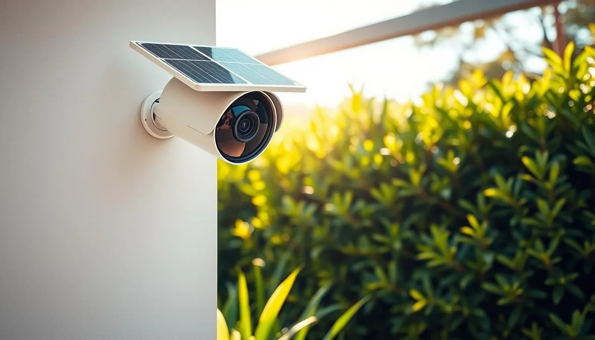 Solar camera vs. plug-in wired indoor camera