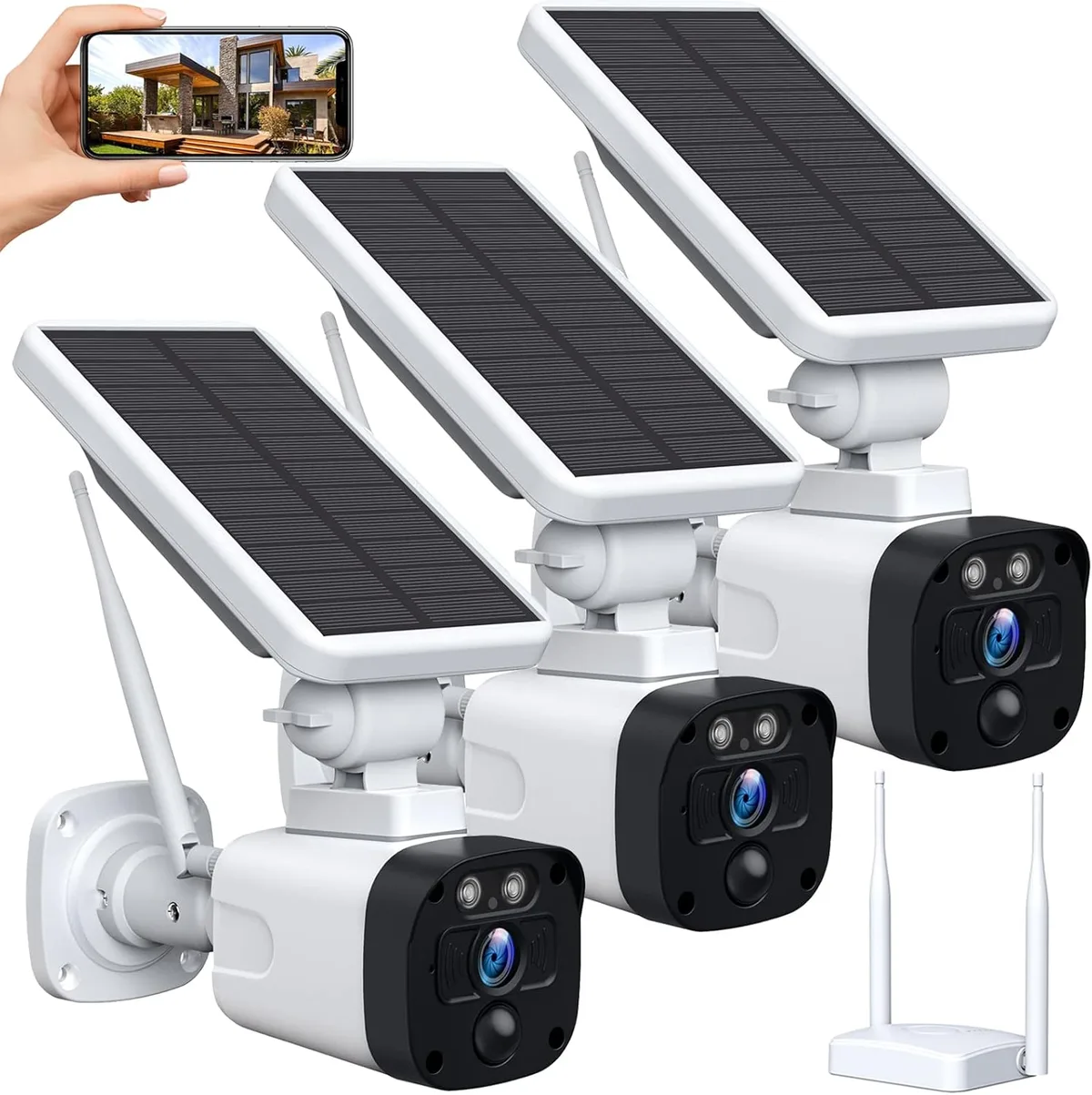 Solar camera winter performance