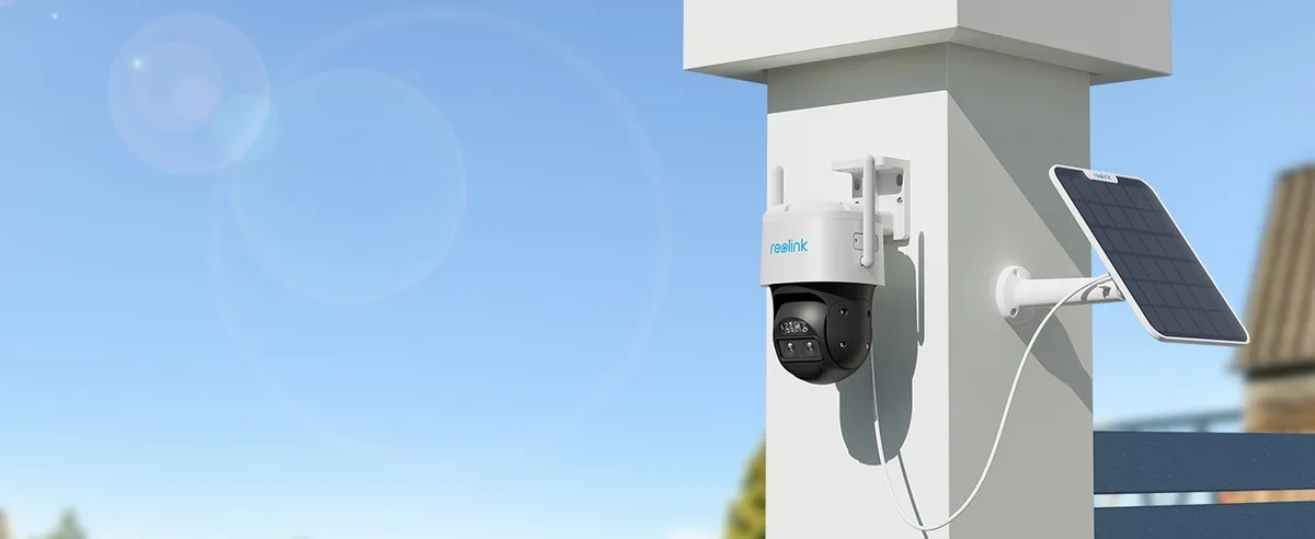 solar security camera installation setup
