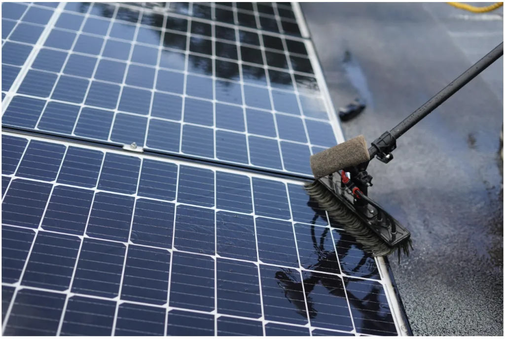solar security camera maintenance