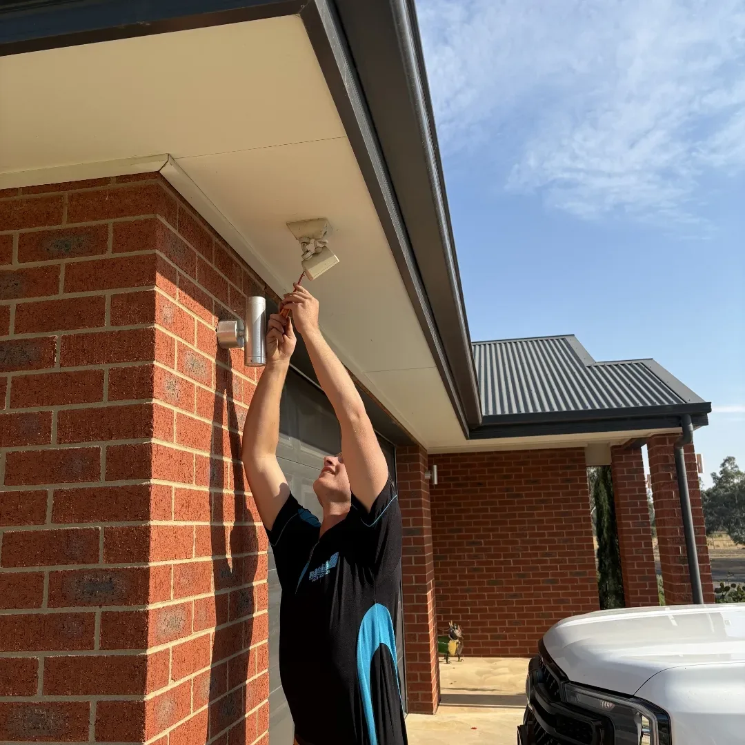 solar security camera mounting