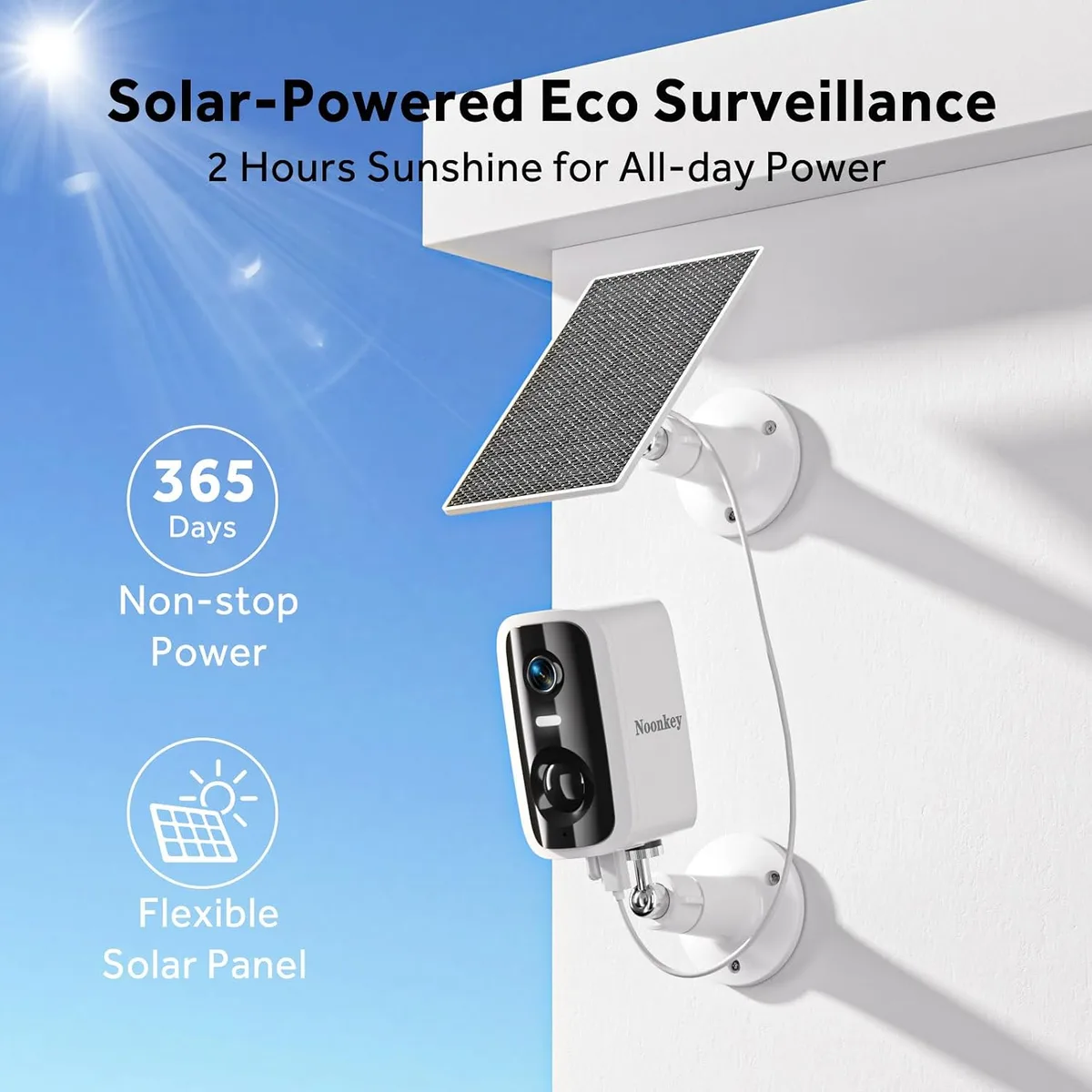 Solar security camera