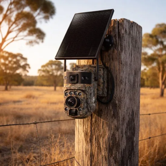 solar security camera vs wired camera