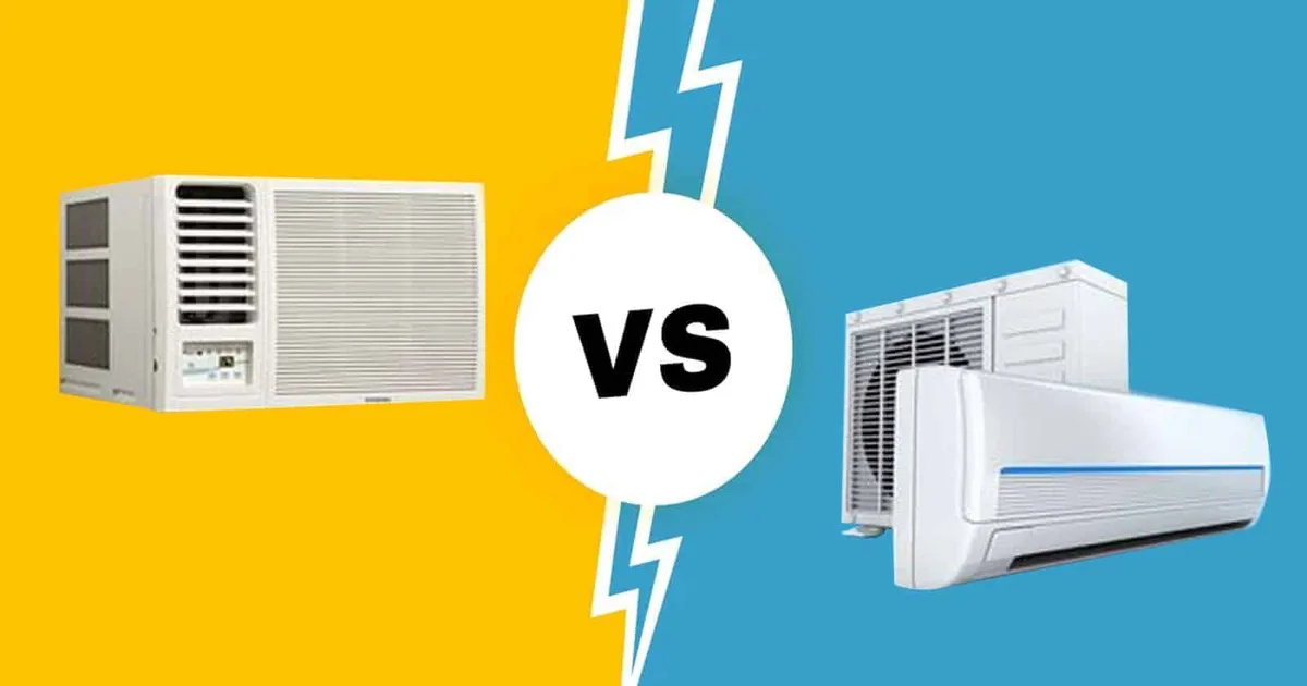 What is the difference between split AC and window AC?
