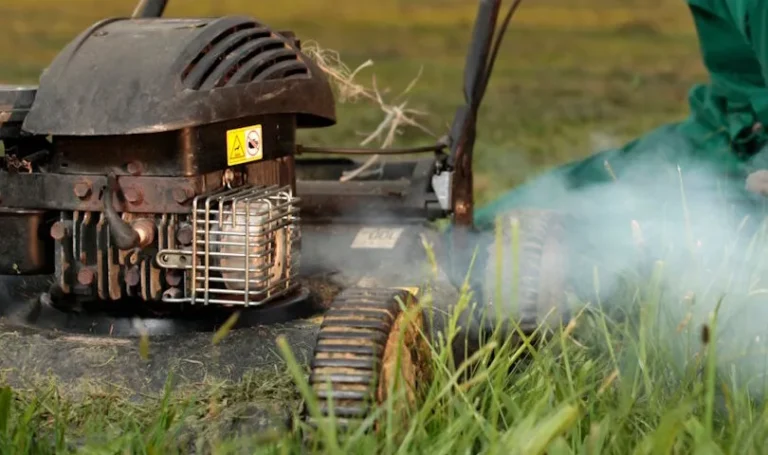 Why is my lawn mower overheating?